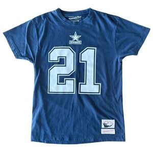 Mitchell & Ness Throwback Dallas Cowboys Deion Sanders T-Shorts Jersey